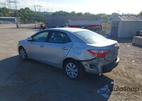 2016 Toyota Corolla Le из США, поврежденный, VIN 2T1BURHE5GC655269